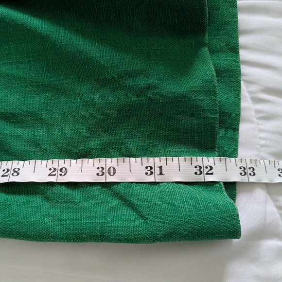 Elevenses Pants Women's Size 2 Green Anthropologie Brighton Linen-blend Pants - Picture 11 of 12